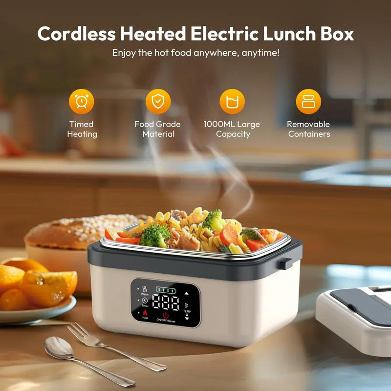 Cordless Electric Lunch Box Food Heater