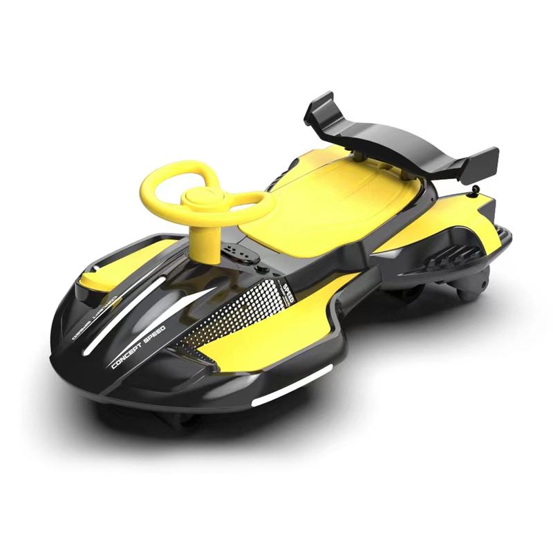 12V Electric Wiggle Car for Kids 3+, 2-in-1 Ride-On with Bluetooth, Flashing Wheels & Music – Perfect Gift