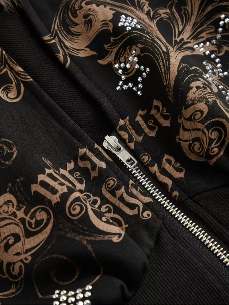 Y2K Punk Gothic Hoodie