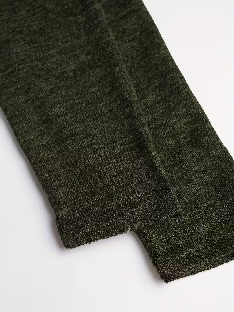 Women's High-Stretch Casual Tunic Top with Turtleneck & Side Pockets