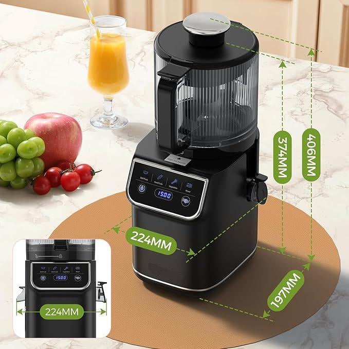 100oz Cold Press Juicer, 6.5" Wide Chute, Touch & Manual Options, Quiet & Easy to Clean