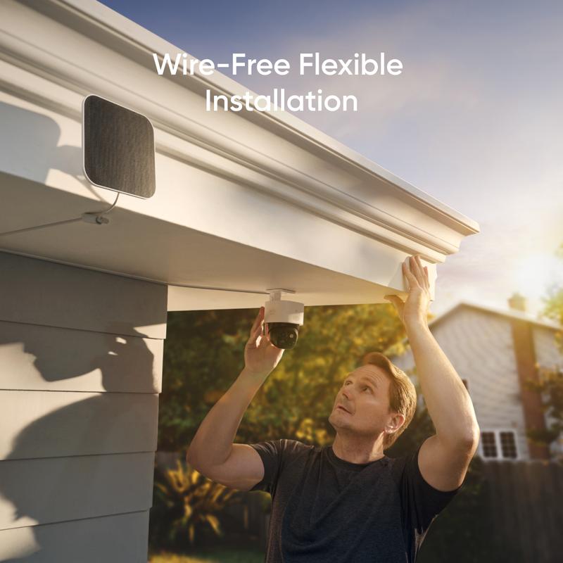 360° Pan & Tilt Solar Security Camera, Wi-Fi, No Monthly Fee