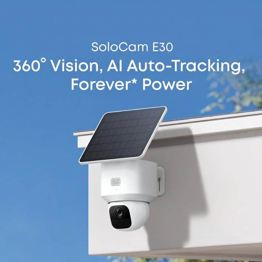 360° Pan & Tilt Solar Security Camera, Wi-Fi, No Monthly Fee