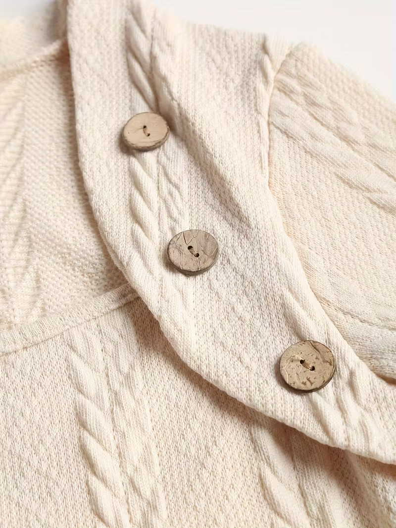 Women's Y2K Long Sleeve Top with Faux Button Detailing