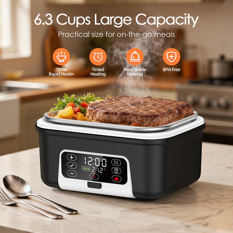 Cordless Electric Lunch Box Food Heater