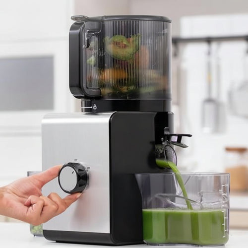 100oz Cold Press Juicer, 6.5" Wide Chute, Touch & Manual Options, Quiet & Easy to Clean