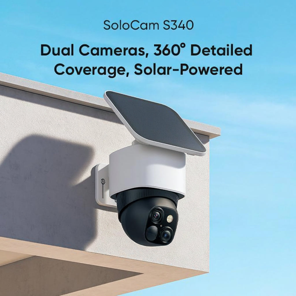 360° Pan & Tilt Solar Security Camera, Wi-Fi, No Monthly Fee