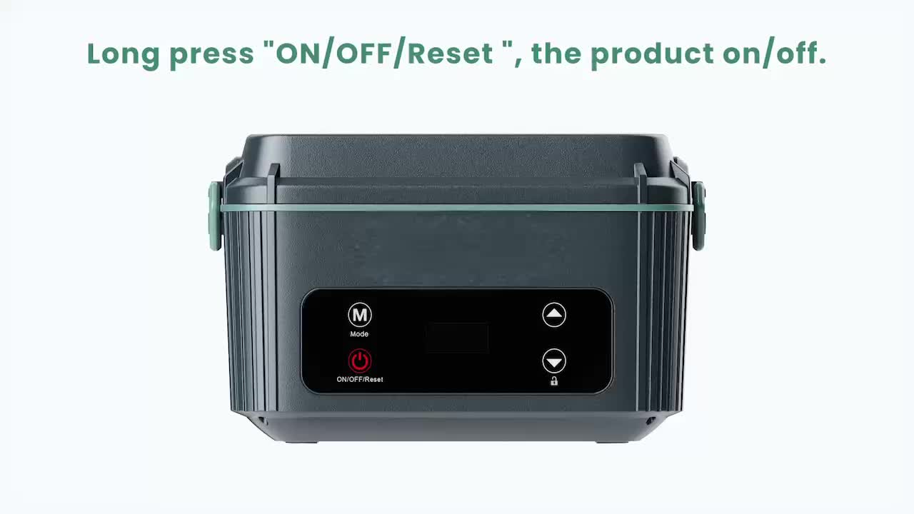 Self-Heating Electric Lunch Box, 100W, 40oz, Stainless Steel, Portable